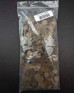 lot 369 image: Wheat Pennies - Lincoln Cent 5 lb Bag. CHECK DESCRIPTION