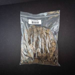 lot 386 image: Wheat Pennies - Lincoln Cent 1 lb Bag. CHECK DESCRIPTION