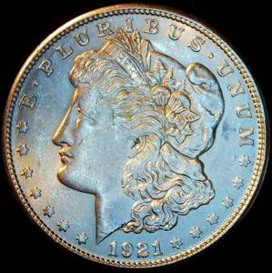 lot 94 image: AUAU 1921-S Morgan Silver Dollar