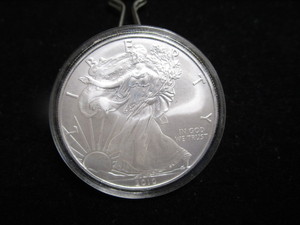 lot 4 image: 2010 American Eagle $1 Silver Coin