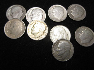 lot 38 image: Roosevelt Dimes