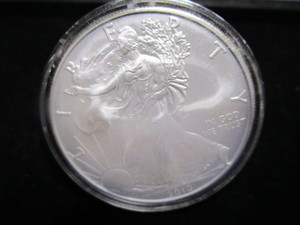 lot 53 image: 2011 American Eagle $1 Silver Coin