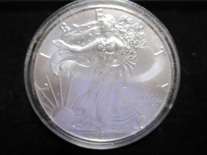 lot 54 image: 2011 American Eagle $1 Silver Coin