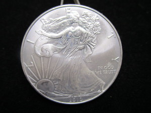 lot 64 image: 2010 American Eagle $1 Silver Coin