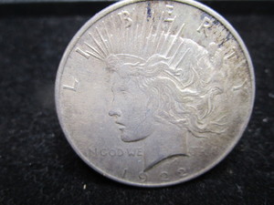 lot 74 image: 1922 Peace Silver Dollar