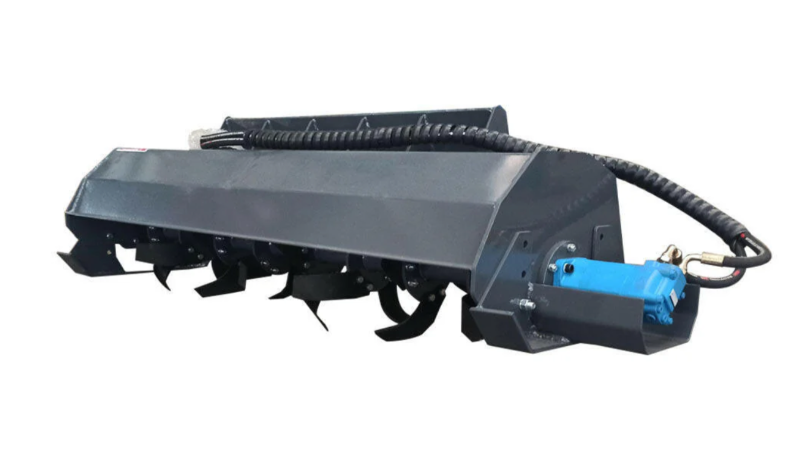 lot 4378 image: Mower King Skid Steer Rotary Tiller (ECSSTR072)