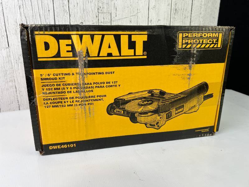 DeWalt DWE46101 516 Inch Cutting and Dust Shroud Kit with Grinder