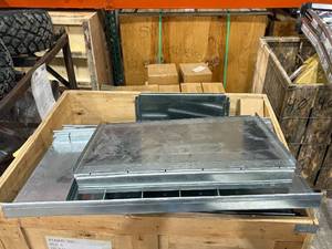 lot 10154 image: Galvanized Shelving For Service BodiesMancaveShop