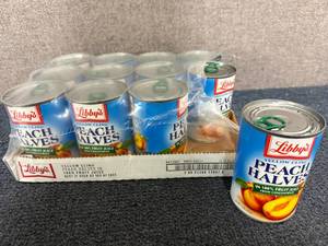 lot 32 image: Canned Halved Peaches