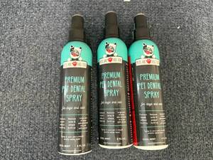 lot 167 image: 3 Bottles Of  Premium Pet Dental Spray