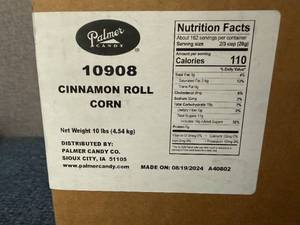 lot 61 image: 10Lb Of Palmer Cinnamon Roll Corn