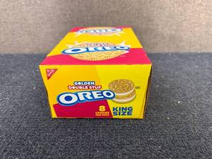 lot 85 image: Box Of Golden Souble Stuf Oreos