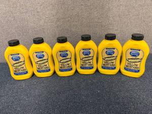 lot 94 image: 6 Bottles Of Silver Spring Yellow Mustard
