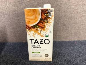 lot 120 image: 6 Bottles Of Tazo Organic Chai Latte