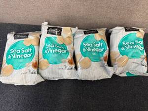 lot 125 image: 4 Bags Of Sea Salt & Vinegar Chips