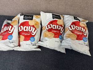 lot 131 image: 4 Bags Of Wavy Original Chips