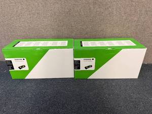 lot 210 image: 2 Packs Of Black Toner Cartridges