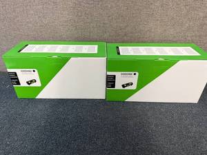 lot 208 image: 2 Packs Of Black Toner Cartridges