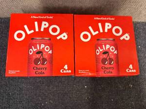 lot 19 image: 2 Packs Of Cherry Cola Olipop