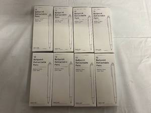 lot 276 image: 8 X 12Ct Packs Of Blue Ballpoint Pens