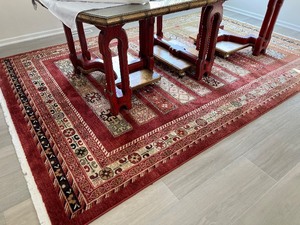 lot 30 image: Unique Loom Kashkuli Gabbeh Collection 6x9 Rug - Red, 8mm Pile, 100% Polypropylene # 2