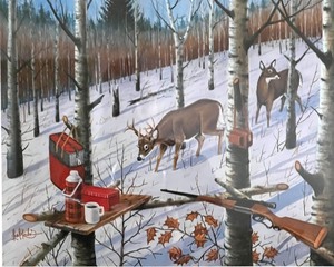 lot 111 image: Les C. Kouba Popple Ridge Tree Stand Print - Signed Limited Edition 2995000