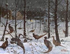 lot 114 image: Les C. Kouba 1940 Armistice Day Storm Collectors Edition Print - One of Three Hundred