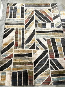 lot 125 image: Mohawk Home Calico Rug 63 x 90 in Gun Metal 100% Polyester #2