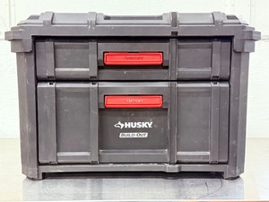 lot 30 image: &nbspHusky Build-Out 22 in. Modular Tool Storage 2-Drawer Tool Box - IP65 Rated