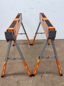 lot 36 image: Bora Speedhorse XT&nbsp(Pair)&nbspAdjustable&nbspHeight Sawhorses  1,800 lb Capacity (Each) &nbspPro&nbspGrade