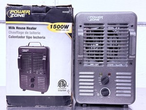 lot 39 image: PowerZone BNS-15U3 1500W Deluxe Milk House Utility Heater - Durable Metal Housing