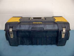 lot 20 image: Irwin Toolbox - includes random items inside