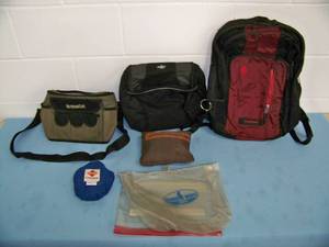 lot 52 image: Miscellaneous Bags  Backpack and Fold-Away Bucket Hat