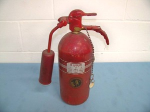 lot 54 image: Vintage  Collectible Fire Extinguisher
