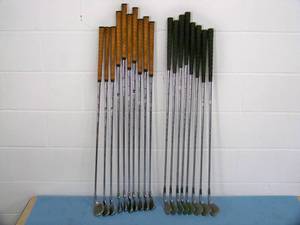 lot 11 image: (2) Sets of Left Handed Golf Club Irons