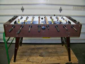 lot 2 image: Foosball Table - Vikings vs. Packers