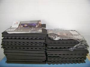 lot 28 image: (42 pieces) NORSK Reversible Flooring Tiles