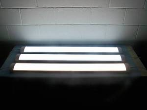 lot 69 image: (3) Feit Electric 105W Shop Lights