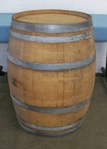 Barrel Associates American Oak Barrel with weighted bottom