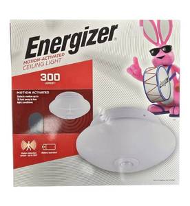 lot 44 image: Energizer  Motion-Activated LED Ceiling Light 300 Lumens