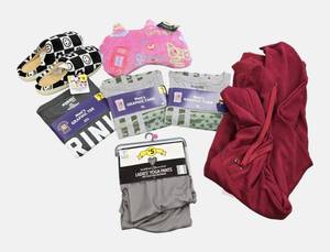 lot 77 image: Cozy Weekend Getaway - Comfortable Clothing for Him and Her - NWT from DG