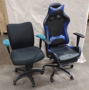 lot 67 image: Office Chair Gaming Office Chair Broken Wheel