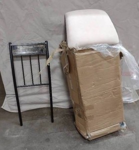 lot 72 image: 4 New in Box Dining Chairs  Appears to be complete