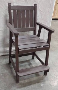 lot 31 image: Poly-Lumber Counter Height Patio Chair