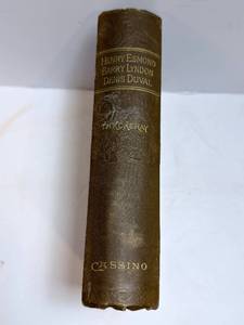 lot 136 image: Henry Esmond  Barry Lyndon  Denis Duval - Thackeray 19th-Century Cloth-Bound Edition (Cassino, Boston)