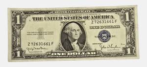 lot 22 image: 1935-D- No Motto -  $1 Federal Reserve Note