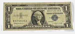 lot 29 image: 1957 - B- $1 Federal Reserve Note