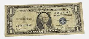 lot 39 image: 1935- D- No Motto- $1 Federal Reserve Note