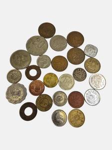 lot 99 image: Old foreign coins from various countries around the world.