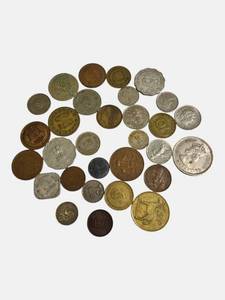 lot 102 image: Old foreign coins from various countries around the world.